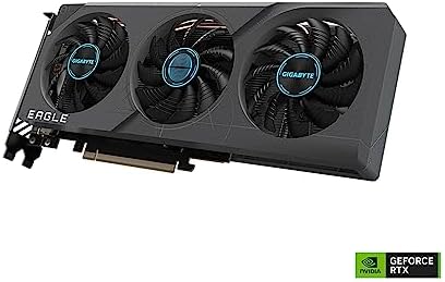 Gigabyte GeForce RTX 4060 Eagle OC 8G Graphics Card, 3X WINDFORCE Fans, 8GB 128-bit GDDR6, GV-N4060EAGLE OC-8GD Video Card - Image 4