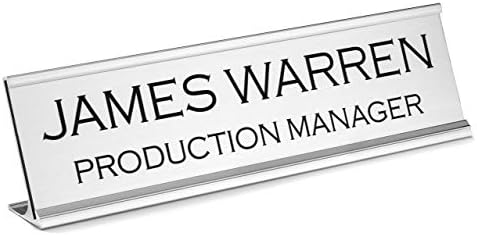 Providence Engraving Custom Engraved Name Plate with Aluminum Holder - Image 6