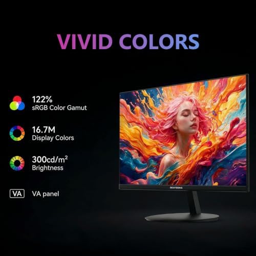 27 Inch Monitor 100Hz, FHD 1080P Gaming Monitor - Image 2