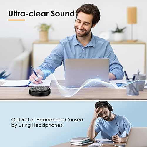 EMEET Luna Conference Speaker and Microphone, 360° Voice Pickup for 8 Users - Image 3