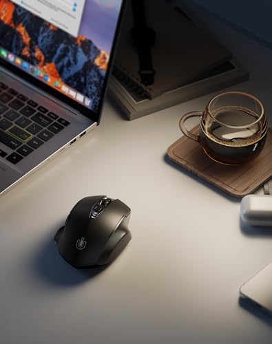 Uineer Bluetooth Mouse, Tri-Mode Wireless, Rechargeable, 3-Device Switch - Image 6