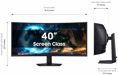 Samsung 40” Odyssey G7 (G75F) Series WUHD Curved Gaming Monitor - Image 3