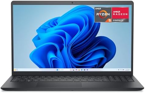 Dell 15.6 Laptop, AMD Ryzen 5 7520U with Radeon 610M, Windows 11 Home by Dell