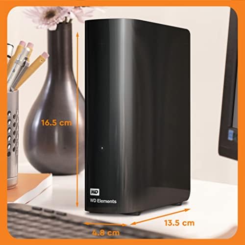 WD 6 TB Elements Desktop External Hard Drive - USB 3.0, Black - Image 2