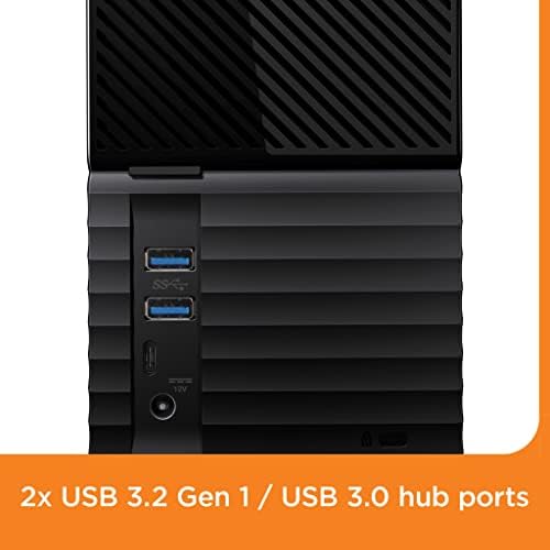 WD 44TB My Book Duo Desktop RAID USB 3.2 Gen 1 External Hard Drive and Auto Backup Software - Image 5