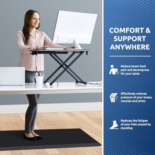 0.8" Thick Kitchen Mat Cushioned Anti Fatigue Rug Comfort Floor Mats - Image 4