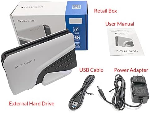 Avolusion PRO-Z Series 8TB USB 3.0 External Hard Drive for WindowsOS Desktop PC/Laptop (White) - Image 6