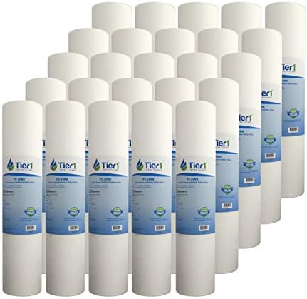 Tier1 5 Micron 4.5" × 20" Filter Replaces DGD-5005-20, SDC-45-2005, 25-Pack by Tier1