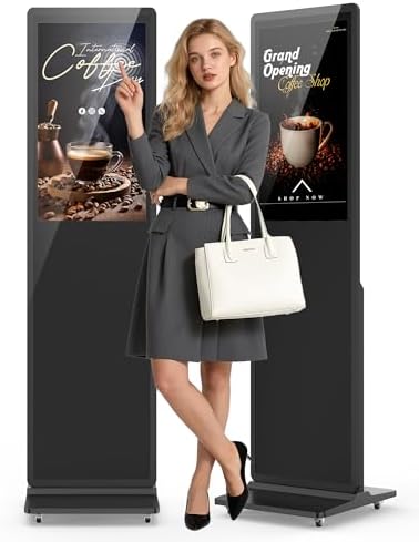 32-inch Digital Signage Display, 2K LCD Touchscreen Kiosk Signs by SIOXCFZ