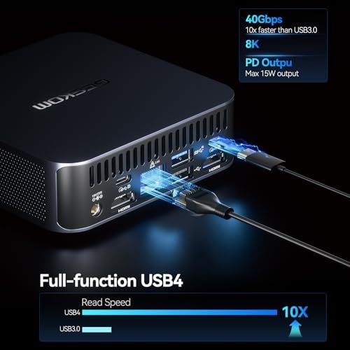 GEEKOM GT12 Pro AI Mini PC NUC 12th Gen Intel i7-12650H|32GB RAM+1TB SSD - Image 6