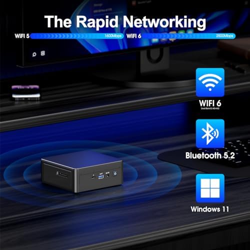 Intel NUC 11 NUC11PAHi7 Panther Canyon Mini PC, i7-1165G7, 32GB RAM, 1TB SSD, Mini Computers Windows 11 Pro for Business Home Office, Support 8K/WiFi 6/4K Quad Display/Bluetooth 5/Thunderbolt 3 - Image 6