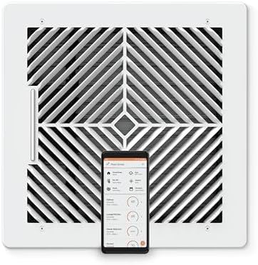 Flair Smart Vent 10x10 (White), AC Vent Cover for Walls and Ceilings. by Flair