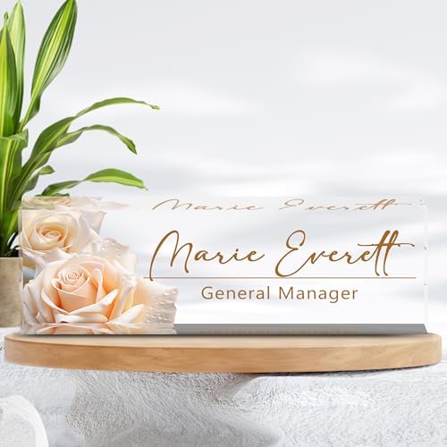 Custom Name Plate for Desk | Personalized Desk Name Plate | Personalized Boss Employee Appreciation Gifts | Acrylic Name Plate Office Desk Accessories - Image 6