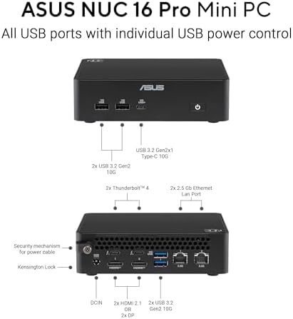 ASUS NUC 16 Pro Barebone Kit | Agent Computer, DIY Mini PC, 3Y Warranty - Image 3