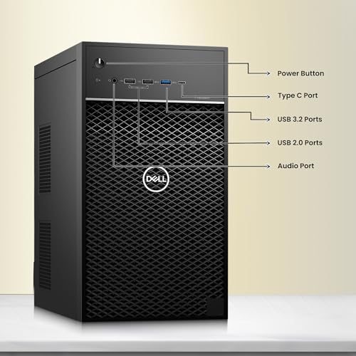 Dell Precision 3640 Tower Desktop PC – Intel Core i9-10900 Up to 5.20GHz – 16GB DDR4 RAM – 256GB SSD – 500GB HDD – Keyboard & Mouse – Wi-Fi – Windows 11 Pro Business – Workstation Computer (Renewed) - Image 2