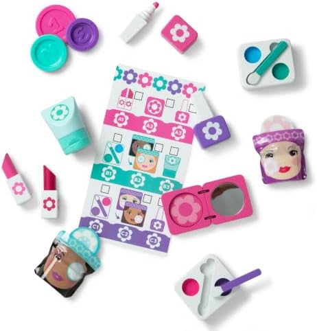 Melissa & Doug Beauty Kiosk Wooden Vending Machine Salon Play Set - Image 4