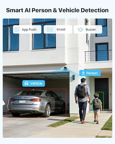 ZOSI 5MP PoE Security Camera System with Audio, 4pcs 4MP Metal Cam, NO HDD - Image 3