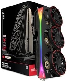 XFX Mercury AMD Radeon RX 9070XT OC Magnetic Air Edition with RGB 16GB GDDR6 HDMI 3xDP, RDNA 4 RX-97TMARGBA, Graphics Card, Desktop PC by XFX