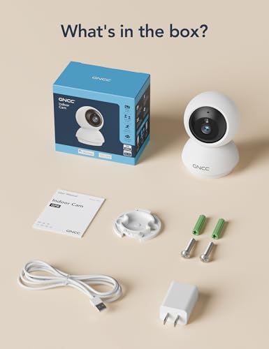 GNCC 2K Security Camera Indoor, 5G WiFi Cameras for Home Security,Phone App - Image 7