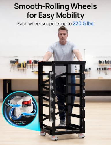 ECO-WORTHY RACK6 V2.1, 6-Layer Server Rack with 600A Busbar, Compatible with Mainstream Brands' Sever Rack Battery - Image 5