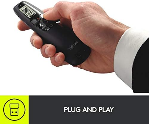 Logitech Wireless Presenter R800 PowerPoint Clicker with Green Laser - Image 2