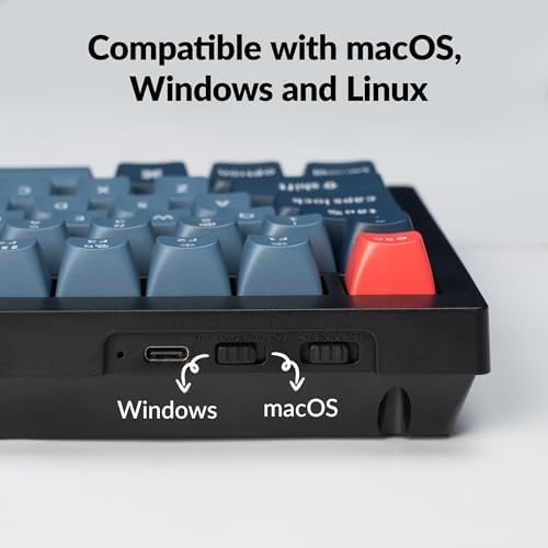 Keychron V1 Max QMK Wireless Mechanical Keyboard, 75% Layout Custom Knob - Image 5