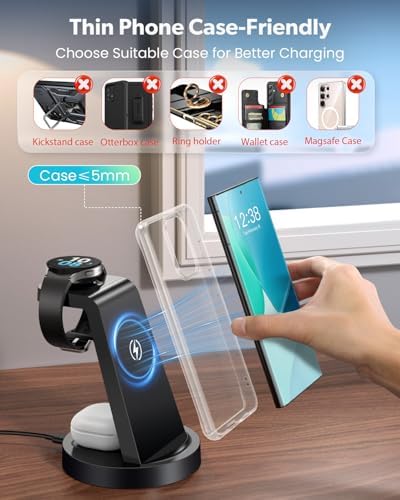 Wireless Charger for Samsung: 3 in 1 Wireless Charging Station - Image 3
