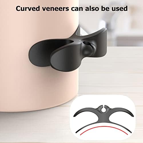 Cord Organizer for Appliances, 5 Pack Upgraded Cord Holder Cord Winder Stick Firmly on Kitchen Mixer, Blender, Coffee Maker, Pressure Cooker, Air Fryer and Small Appliances(Black) - Image 4