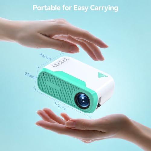 Mini Movie Projector with Wired Screen Mirroring, Support HDMI USB Type-C - Image 5
