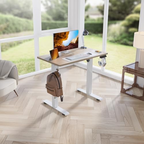 Kingant Standing Desk, 35x20 Inch Electric Height Adjustable Computer Desk - Image 2