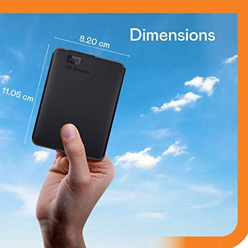 WD 6TB Elements Portable External Hard Drive for Windows, USB 3.2 Gen 1/USB 3.0 for PC & Mac, Plug and Play Ready - WDBHJS0060BBK-WESN - Image 3