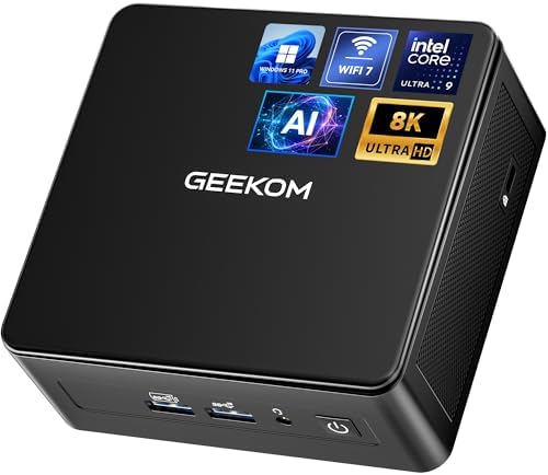 GEEKOM IT15 AI Mini PC, Intel Ultra 9 285H(99 Tops) | 32GB DDR5, 1TB SSD by GEEKOM