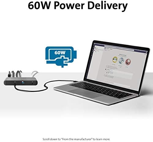 Kensington SD5500T Thunderbolt 3 and USB-C Docking Station, Dual 4K DisplayPort, for Macbooks, Windows and Surface, 60W PD (K38130US) - Image 5