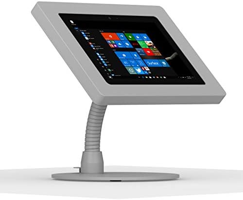 VidaMount Light Grey Enclosure and Portable Flexible Stand [Bundle] Compatible with Surface Go, Go 2, Go 3 & Go 4 by VidaMount