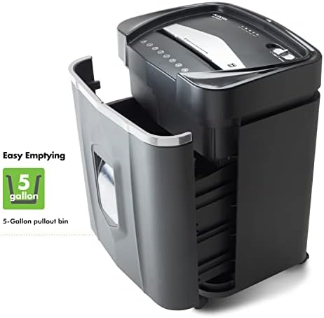 Aurora Anti-Jam 16-Sheet Crosscut Paper/CD and Credit Card Shredder/ 5-Gallon pullout Basket 30 Minutes Continuous Run Time - Image 6