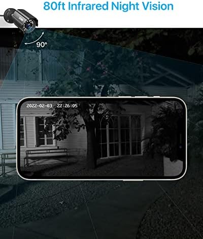 ZOSI 1080P CCTV Camera Outdoor Indoor Hybrid 4 in 1 HD TVI/CVI/AHD/CVBS Home Security Cameras System,Night Vision,Waterproof Metal Housing Bullet Cam For 960H,720P,1080P,5MP,4K analog Surveillance DVR - Image 4