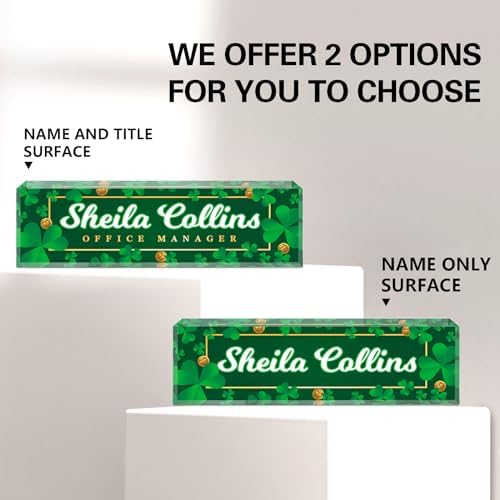Custom Name Plate for Desk, Employee Appreciation Gifts, Office Decor - Image 2