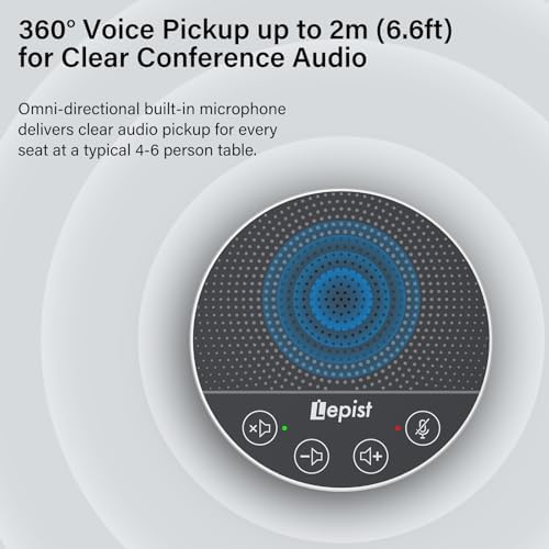 Plug & Play USB Speakerphone,Conference Microphone for Home Office - Image 4