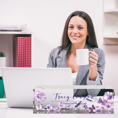 Desk Name Plate Personalized, Custom Name Plate for Desk, Acrylic Desktop Accessories, Office Gift & Decor for Women Men, Teacher Nurse Boss Employee Appreciation Gifts - Image 6