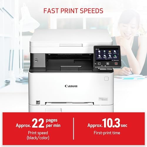 Canon Color imageCLASS MF652Cw - Wireless Laser Printer, Multifunction with Scanner, Copier, Mobile Ready, 3 Year Limited Warranty, 22 PPM Color, White - Image 5