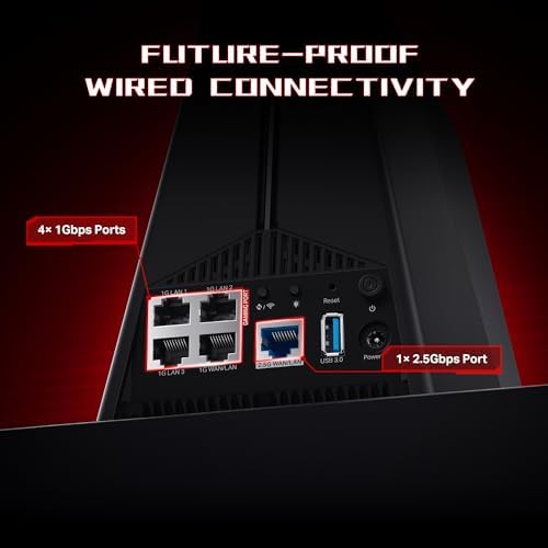 TP-Link Tri-Band AXE5400 Wi-Fi 6E Gaming Router 6-Stream, Archer GXE75 - Image 5