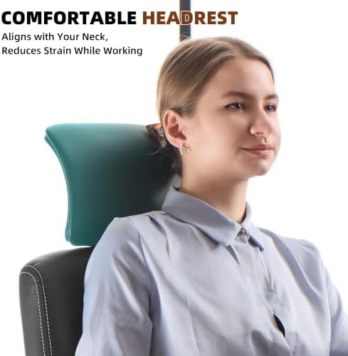 Leather Office Chair,Executive Ergonomic Desk Chair for Home Office, Black - Image 3