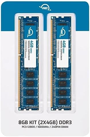 OWC 8GB (2x4GB) DDR3 1600MHz Non-ECC DIMM 1.5V 240-pin Memory RAM - Image 2