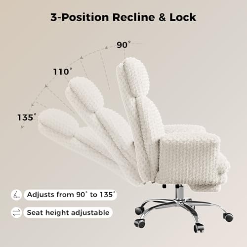 Big and Tall Office Chair, Flip Armrests for Pets & Cross Legged Sitting - Image 6