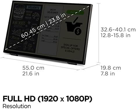 ViewSonic TD2465 24 Inch 1080p Touch Screen Monitor, 10-Point, HDMI DP - Image 5