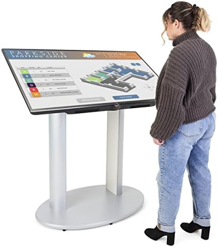 Displays2go Angled TV Floor Stand for 42" to 60" Screens - Image 7