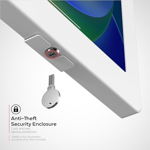 iPad Wall Mount with Barcode Scanner – CTA Anti-Theft Tablet Enclosure with Honeywell Barcode Scanner for iPad 10.9" 10th Gen, 11 (A16), Pro 11", Air 11, Galaxy S Tabs, Surface Go Tabs & More - Image 3