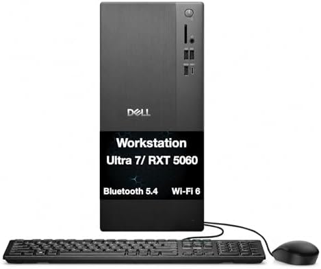 Dell Tower ECT1250 Workstation Desktop (32GB DDR5, 1TB SSD) by Dell