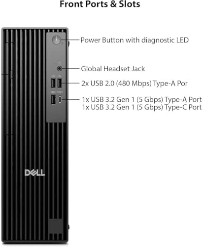 Dell Pro1250 Desktop, New OptiPlex Version, Intel I9-14900K(24 Core, 36MB Cache, 32Threads,), 32GB DDR5 RAM, 1TB PCIe SSD, Dual 4K Monitor Support, Ultra-Quiet Design, Ethernet, Windows11 Pro - Image 3
