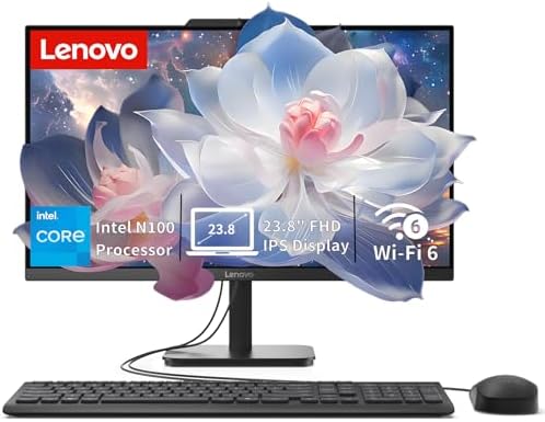 Lenovo IdeaCentre All-in-One Desktop Computer, 8GB RAM 512GB SSD by LENOVO